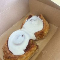 Vegan cinnamon rolls 😍  at Zero Sum in Sister Bay