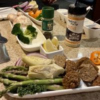 Course 3 - entree (chose coq au vin cooking method)  at The Melting Pot in Annapolis