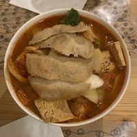 Spicy hot pot  at Vegan Tree in Philadelphia
