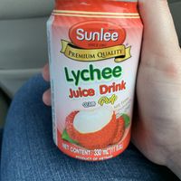 Lychee drink (from the grocery store)  at Thai Hut in Kings Mountain