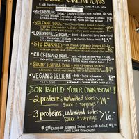 Menu at The Poké Bar in Albany