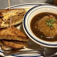 Vegan Reuben with mashed potatoes and gravy  at Comet Cafe in Milwaukee