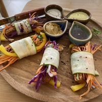 Tempeh cucumber wraps!  at Pure Vegan Heaven - Thong Sala in Koh Phangan