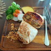 Breakfast burrito at Pure Vegan Heaven - Thong Sala in Koh Phangan