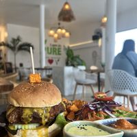 Vegan burger   at Pure Vegan Heaven - Thong Sala in Koh Phangan