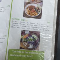 Menu  at Pure Vegan Heaven - Thong Sala in Koh Phangan