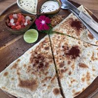 Guacamole quesadilla  at Pure Vegan Heaven - Thong Sala in Koh Phangan