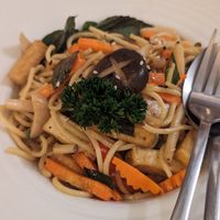 Tofu veg spaghetti at Pure Vegan Heaven - Thong Sala in Koh Phangan