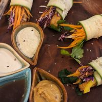 Tempeh wraps at Pure Vegan Heaven - Thong Sala in Koh Phangan