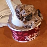 Silk chocolate ice cream and oreos at Cold Stone Creamery in Phoenix