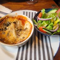 Rainbow Lasagne at Antelope Inn in Bangor
