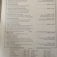 Menu   at The Little Red Fox Espresso in Siem Reap