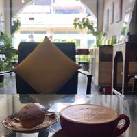 Vegan cupcake  at The Little Red Fox Espresso in Siem Reap