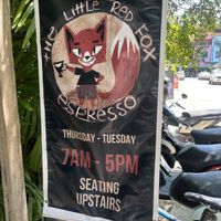  at The Little Red Fox Espresso in Siem Reap