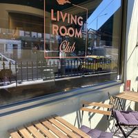 Nice seating area outside  at Living Room Club in North West London