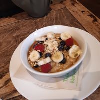 Porridge at Living Room Club in North West London