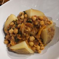 Moroccan tagine jacket potato at Living Room Club in North West London