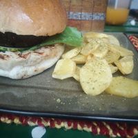 Vegan Burger 🍔 at KwaHaraba Art Gallery and Cafe in Blantyre