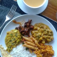 Another tasty plate on a third visit. at Northern Station in Jaffna