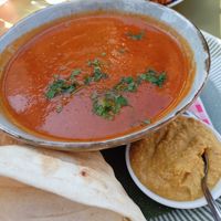 Zalige aubergine -paprikasoep at De Binnenkomer Eetcafé in Alkmaar