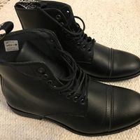 Ethical boots at Vegetarian Shoes in Brighton