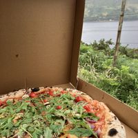Vegetarian Pizza with vegan cheese   at Oak & Grain - Maybe closed in Ullapool