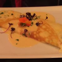 Languistine crepe at Casa Mijhaeli in Caceres