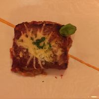 Aubergine millefueille  at Casa Mijhaeli in Caceres