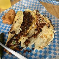 Quesadillas  at VegMex in La Paz