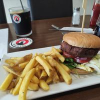 Falafel burger at Sharkeys in Hull