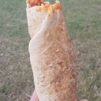 Massive portion size (falafel wrap) at Shandiz in Sunderland