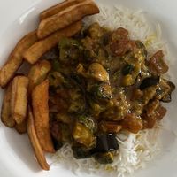 Vegetable curry is really nice.   at Shandiz in Sunderland