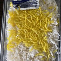 I would tell them you don’t want dairy in advance of ordering or they will put this in your rice I suspect they have added some to the rice already too.   at Shandiz in Sunderland