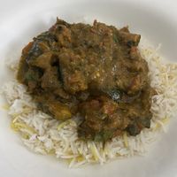 Veg curry is delicious   at Shandiz in Sunderland