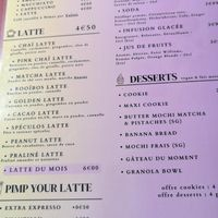 Menu at À la Végétale in Nimes