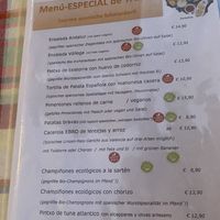 Menu changes weekly  at Felsengartl Tapas-Heurigen in Emmersdorf An Der Donau