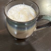 Almond milk latte   at Crêpe Café Sisters in Leavenworth