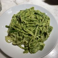 Taglionlini with pesto green beans and potato  at Sugo Pasta in Glasgow