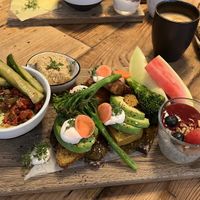 Vegan brunch board  at Sidecar in Copenhagen