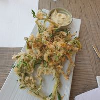 Tempura Purslane at ECO Lifestyle & Lodge in Bathsheba