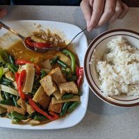 Pad Ped, veg&tofu, vegetarian at Thai Carrot in Aberdeen