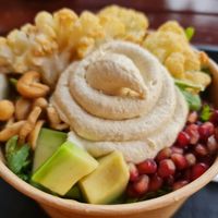 Coliflower bowl at Studio Shawarma in Novi Sad