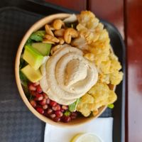 Coliflower bowl at Studio Shawarma in Novi Sad