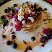 Vegan breakfast pancakes (September 2022) at City Screen Picturehouse in York
