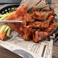 Tasty Vegan Wings  at Roll Madrid in Madrid