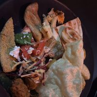 Selection of items from the vegan buffet. Delicious   at Hail Lilith  in Footscray