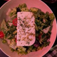 Mediterranean salad $12.00: really fresh, crunchy lettuce leaves, loved it, feta was ok, a little firm and not huge taste at Hail Lilith  in Footscray
