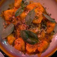 Baked gnocchi w/vodka rose sauce, chorizo pangrattato, basil $24: ok not much taste, MUCH prefer the nduja sauce at Hail Lilith  in Footscray