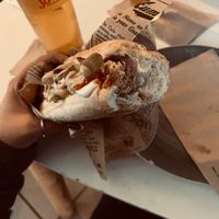 Hot Dog at Eh Wurst Vegane Würstelbar in Vienna