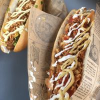 Wurst! at Eh Wurst Vegane Würstelbar in Vienna